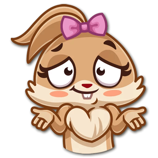 Alfie the animated rabbit messages sticker-8