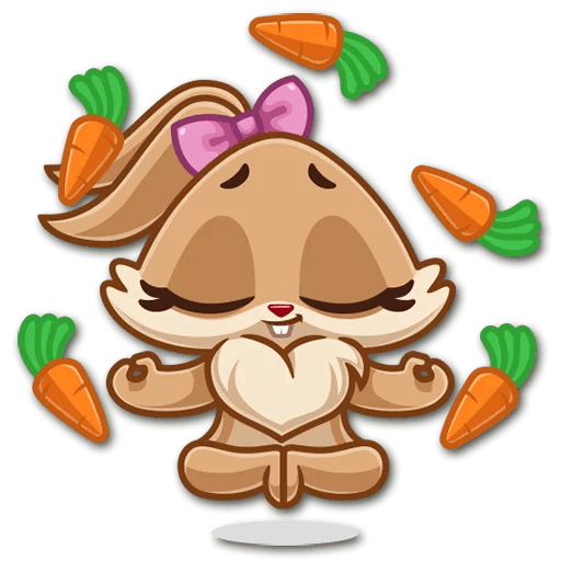 Alfie the animated rabbit messages sticker-10