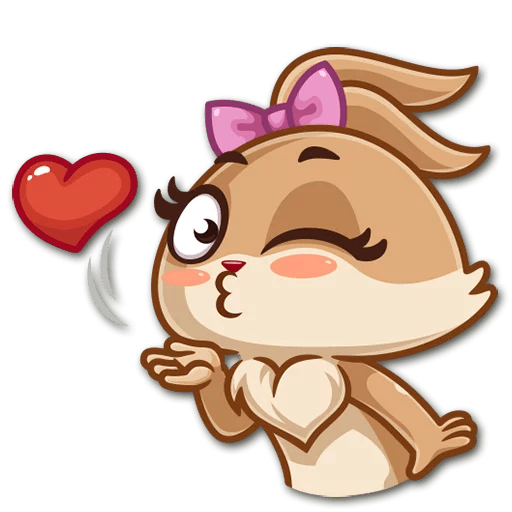 Alfie the animated rabbit messages sticker-2