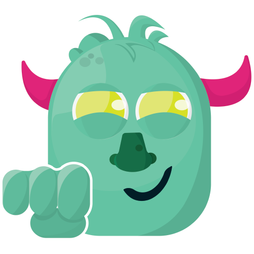 Baby Monster Sticker - Cute Messages messages sticker-6