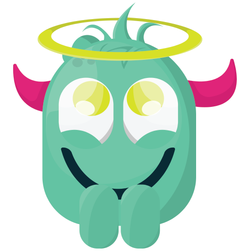 Baby Monster Sticker - Cute Messages messages sticker-8