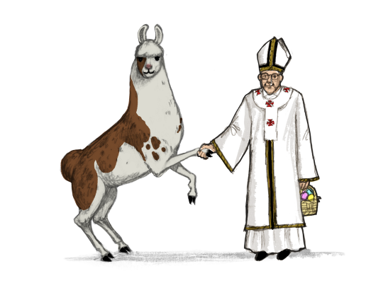 Llama Diplomat - Animated llama stickers messages sticker-11