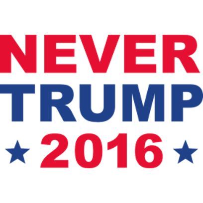 Never Donald Trump for President 2016 Stickers messages sticker-6