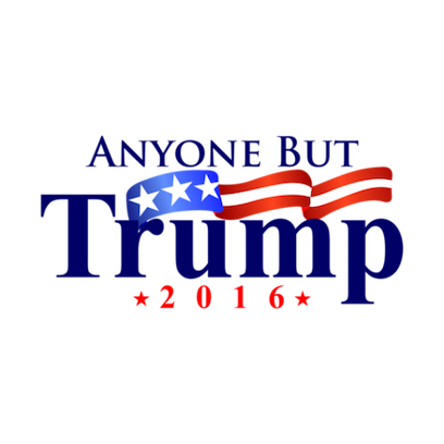 Never Donald Trump for President 2016 Stickers messages sticker-4
