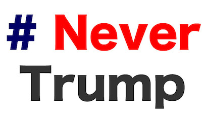 Never Donald Trump for President 2016 Stickers messages sticker-2