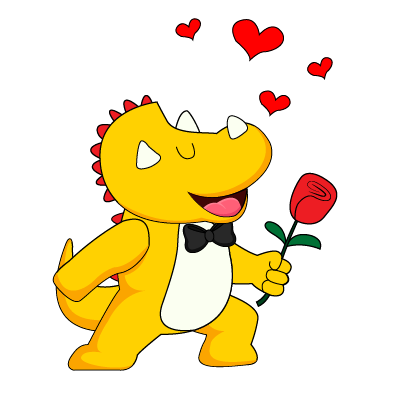 Macho Dino Stickers pack for iMessage messages sticker-10