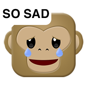 Monkey Emojis messages sticker-6