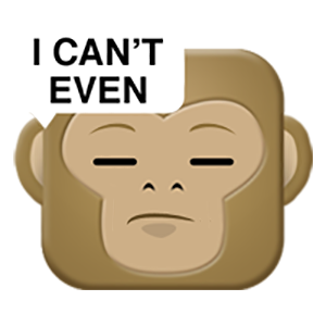 Monkey Emojis messages sticker-11