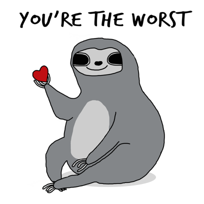 Sassy Sloths messages sticker-9