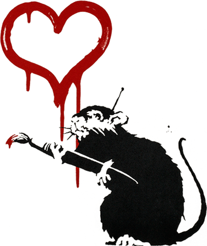 Banksy Sticker Art messages sticker-7
