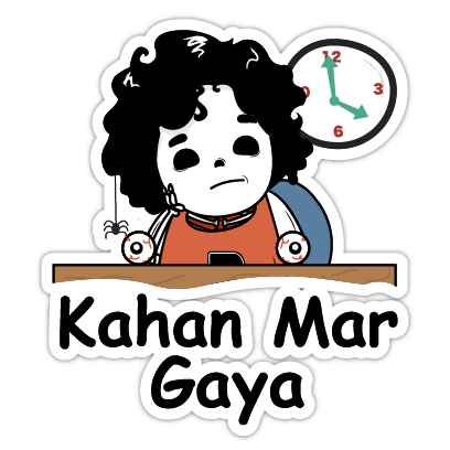 Face expressions friendship Indian desi stickers messages sticker-8