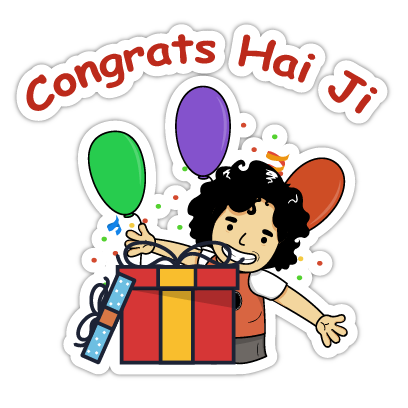 Face expressions friendship Indian desi stickers messages sticker-5