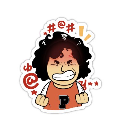 Face expressions friendship Indian desi stickers messages sticker-6
