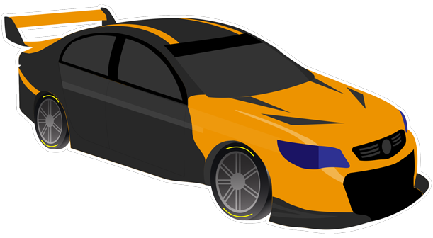 V8 Bathurst Supercars Stickers messages sticker-5