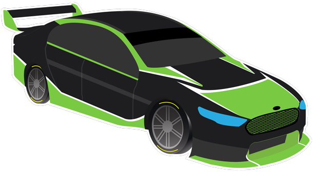 V8 Bathurst Supercars Stickers messages sticker-3