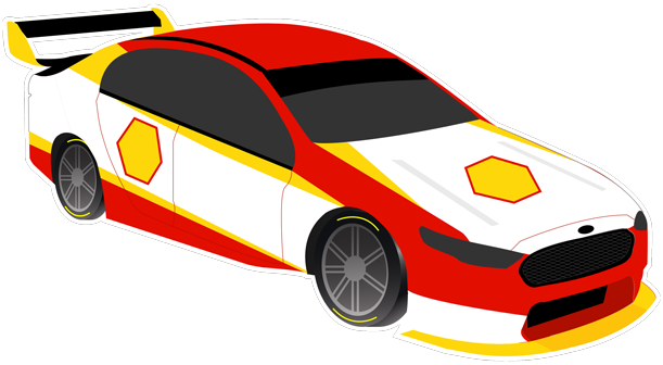 V8 Bathurst Supercars Stickers messages sticker-11