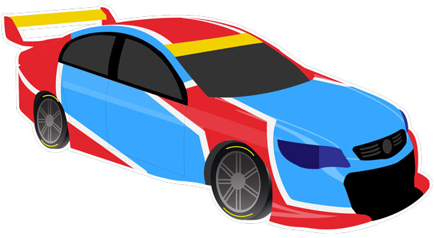 V8 Bathurst Supercars Stickers messages sticker-9