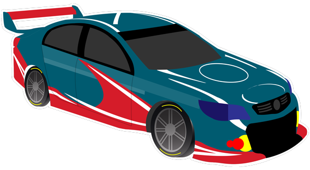 V8 Bathurst Supercars Stickers messages sticker-4