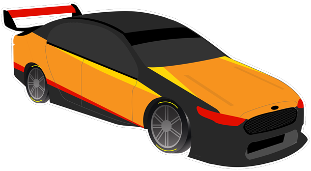 V8 Bathurst Supercars Stickers messages sticker-7