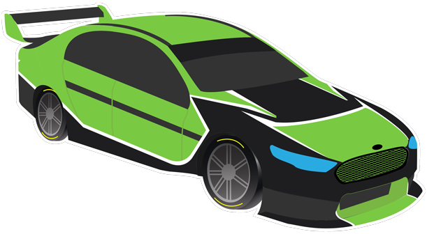 V8 Bathurst Supercars Stickers messages sticker-2