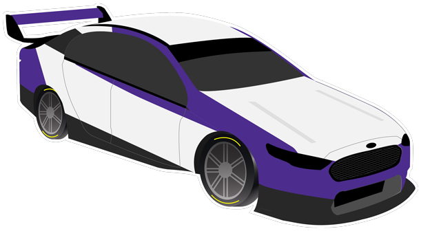 V8 Bathurst Supercars Stickers messages sticker-7