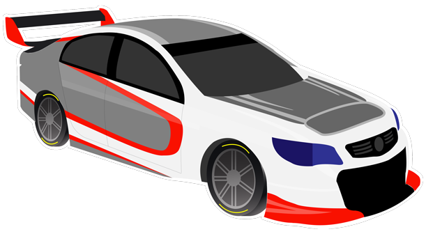 V8 Bathurst Supercars Stickers messages sticker-10