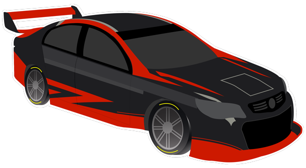 V8 Bathurst Supercars Stickers messages sticker-8
