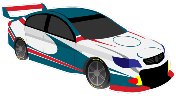 V8 Bathurst Supercars Stickers messages sticker-4