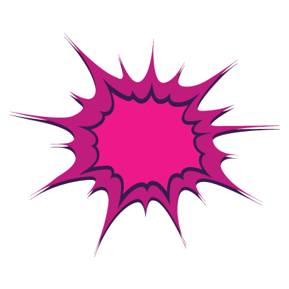 Comic Girl Explosion messages sticker-6