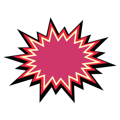 Comic Girl Explosion messages sticker-9