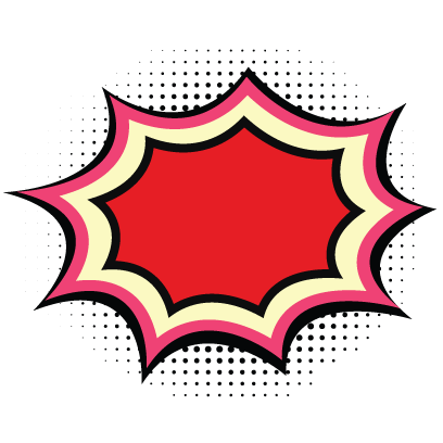 Comic Girl Explosion messages sticker-4