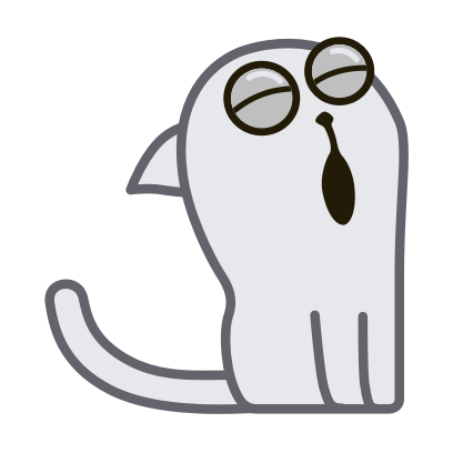 Hoover the Simple cat messages sticker-3