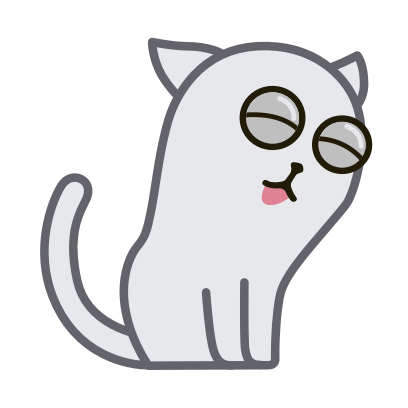 Hoover the Simple cat messages sticker-6