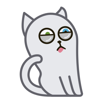 Hoover the Simple cat messages sticker-7