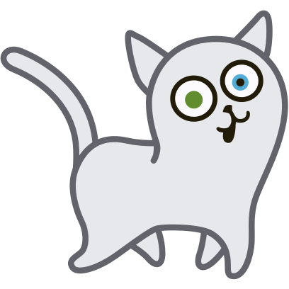 Hoover the Simple cat messages sticker-2