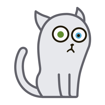 Hoover the Simple cat messages sticker-1