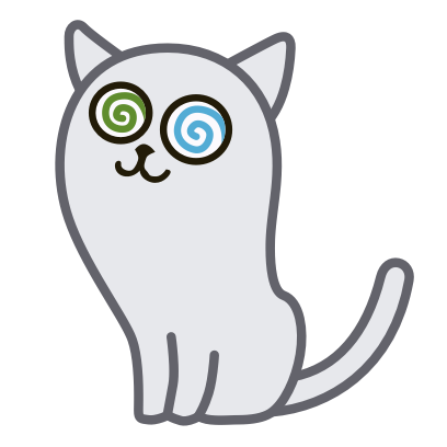 Hoover the Simple cat messages sticker-8