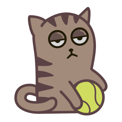 Fixel the Snob cat messages sticker-6