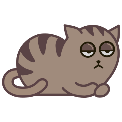 Fixel the Snob cat messages sticker-9