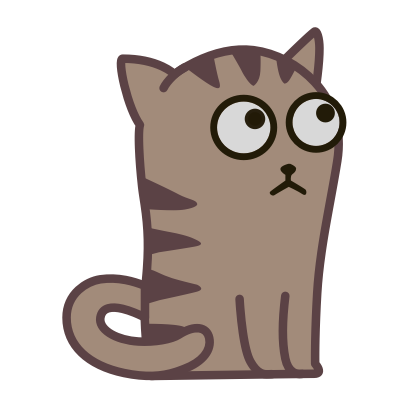 Fixel the Snob cat messages sticker-1