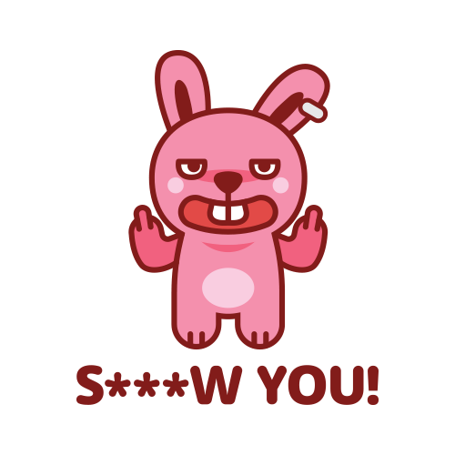 Swagger Bunny messages sticker-1