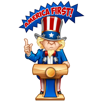 American Greatest messages sticker-0