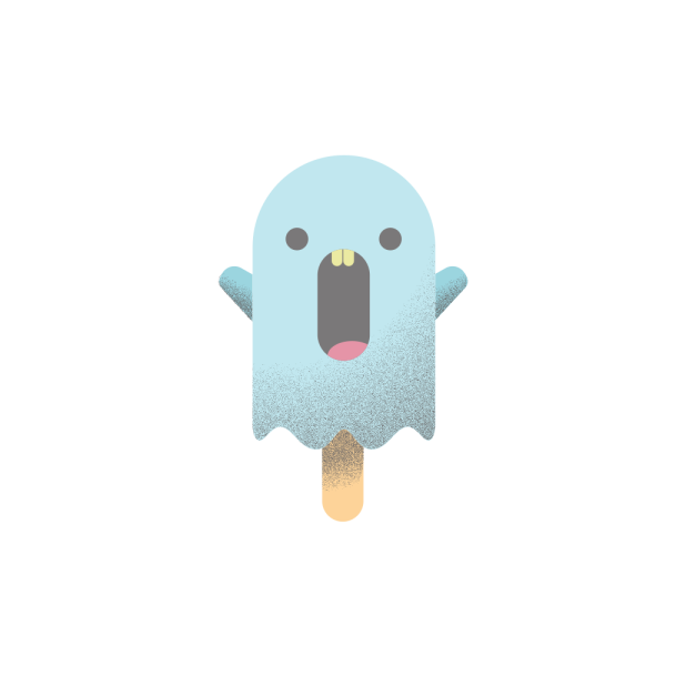 Popsicle ghost messages sticker-0