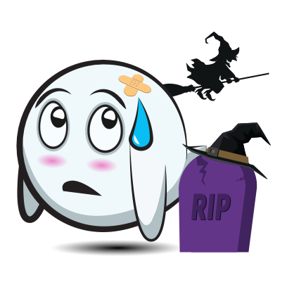 Cute Halloween Ghost - Sticker Pack for iMessage messages sticker-6