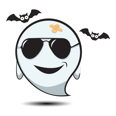 Cute Halloween Ghost - Sticker Pack for iMessage messages sticker-1