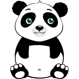 Naive Panda Sticker messages sticker-1