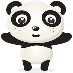 Naive Panda Sticker messages sticker-9