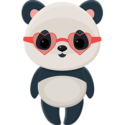 Naive Panda Sticker messages sticker-10