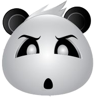Panda Face Emoji - Sticker messages sticker-8