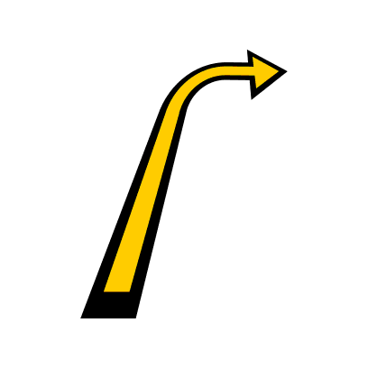Right Way Pointer - Arrows stickers for iMessage messages sticker-1